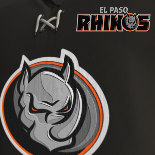 Design a supplementary logo for the el paso rhinos! | Logo design contest |  99designs