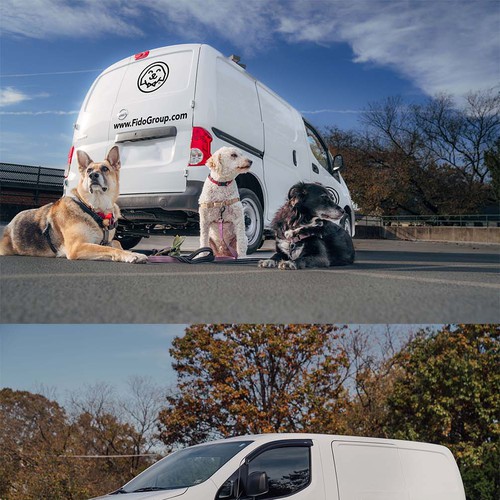 Sleek & simple van wrapping images for Google My Business Design by studiokeck