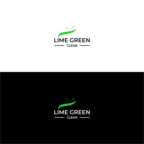 Lime Green Clean Logo and Branding Diseño de Brandon_
