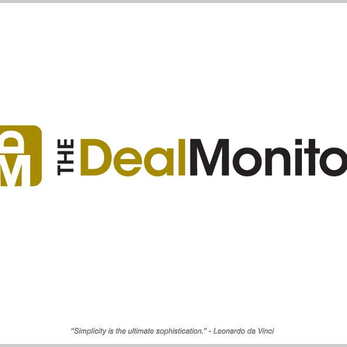 logo for The Deal Monitor Ontwerp door keegan™