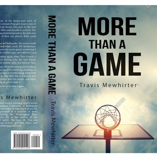 Create a book cover illustrating the power of sports Book cover contest