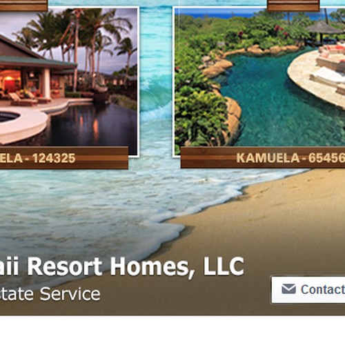 Hawaii Luxury Real Estate Facebook Cover Design by Dewking