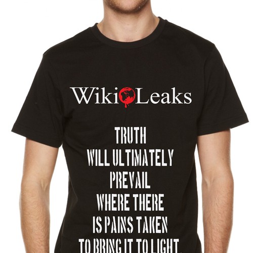 New t-shirt design(s) wanted for WikiLeaks Design von danielGINTING