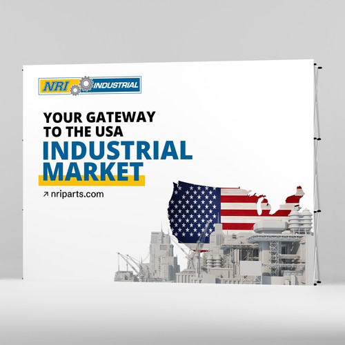 Design a banner for an automation exhibition Diseño de Manish Roul