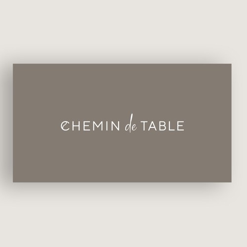 Elegant and modern logo for our website specialised in table cutlery Diseño de Bojana.