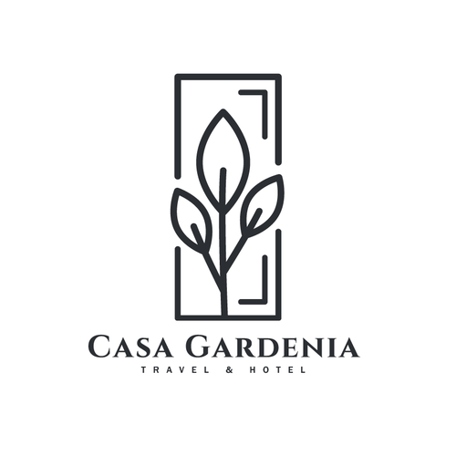 Casa Gardenia Logo Design by Rabi Hilaoui