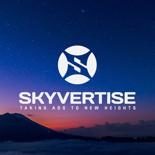 A Startup using drone tech to advertise in the sky Design by Dan_Tangerine