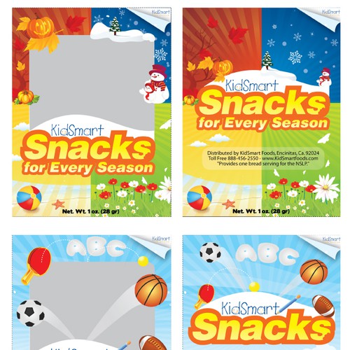 Kids Snack Food Packaging Design by laraby