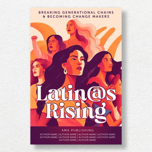 Design a bestselling book cover for Latinas Breaking Generational Chains Design by Kukira Design