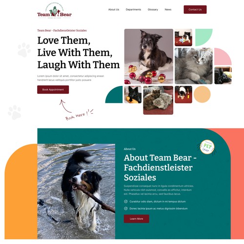 Web page design contest entry by FuturisticBug