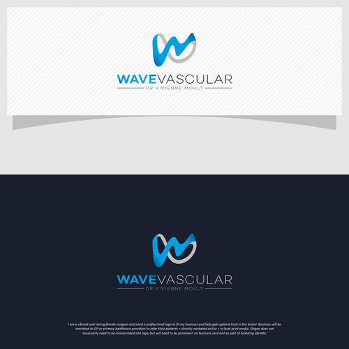 Modern and professional logo for Vascular Surgeon Design by moOks™