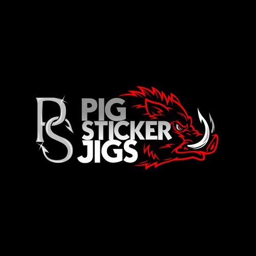 Pig Sticker Jigs/ Fishing Hooks for the Serious Angler. Design by Trafalgar Law