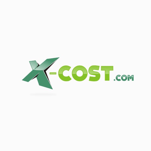 logo for x-cost.com Design by Rozak Ifandi