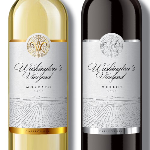 Wine Label - Washington's Vineyards Design by Debdutta*