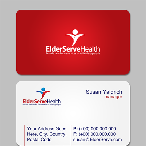Design an easy to read business card for a Health Care Company Design por MPStudio