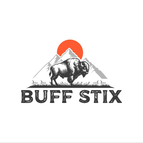 Buff Stix...Lean, Delicious, Buffalo Strong. Design by Dexterous™
