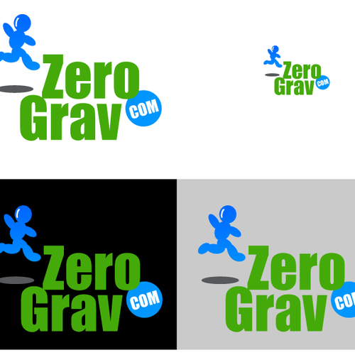 Nice, friendly logo for Zero Grav Design réalisé par kruns