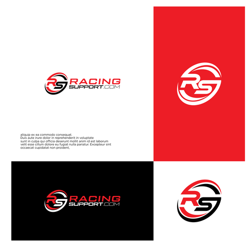 Racing support logo contest Design by RowSheet