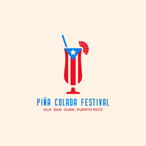 Piña Colada Festival Logo and Branding Package Design réalisé par Monsant