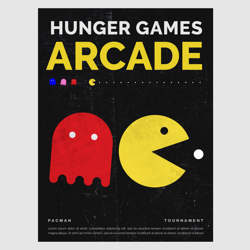 Design cover art for PACMAN arcade exhibit Design by eavum