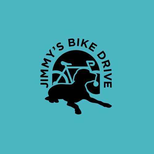 Logo for a bicycle fundraiser and somehow incorporating a black lab Design by MEGANTARA