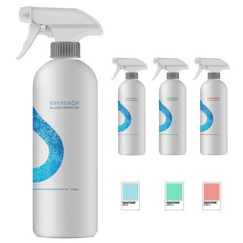 Premium Spray Bottle and Packaging for Cleaning Supplies Design von gs-designs