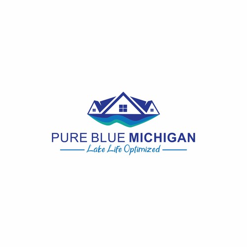 Pure Blue Michigan Design by eek duutt
