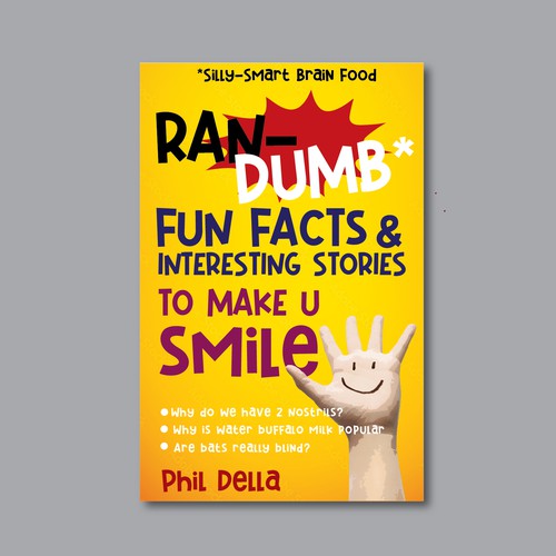 Ran-Dumb Fun Facts Book Cover Design by Desry