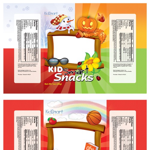 Kids Snack Food Packaging Design by freaky