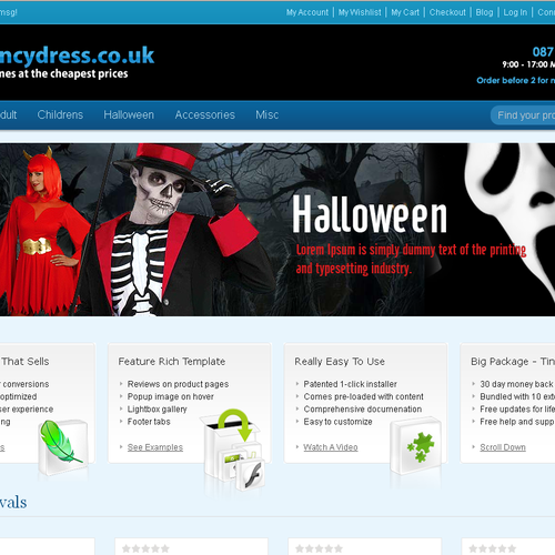 Create the next banner ad for 1st4 Fancy Dress Design by donaldodesign