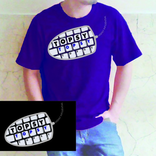 T-shirt for Topsy Diseño de ScriotX
