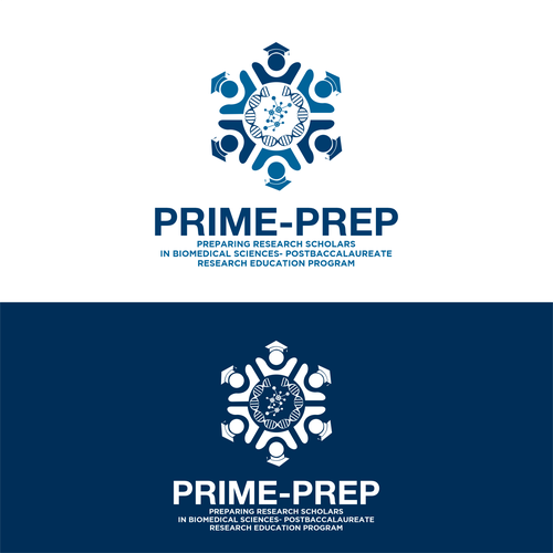 Logo for new research/education 'PREP' prgm 4 talented young scientists from diverse backgrounds Design by SrvArt