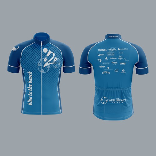 Cycling Jersey for Autism Charity Ride Design by H.D.