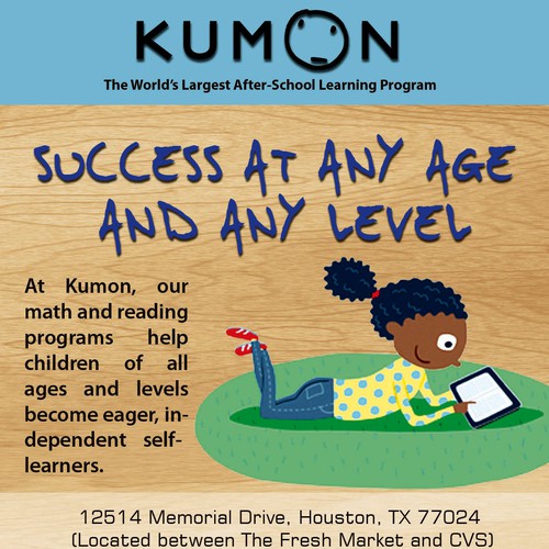 Create an ad for Kumon | Postcard, flyer or print contest