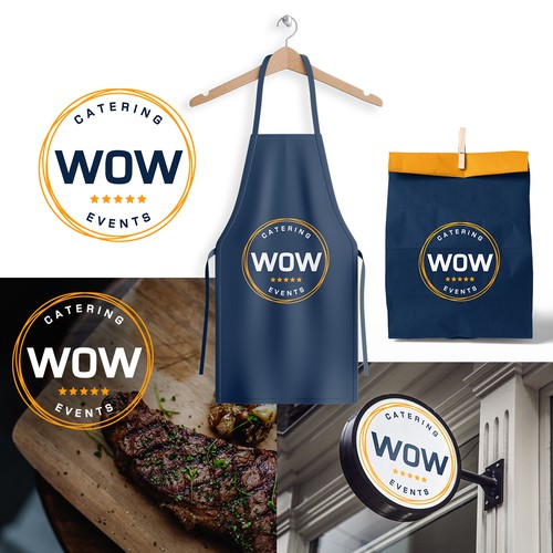 A logo that pops for a food group and catering company Design by La Maison Des Lena