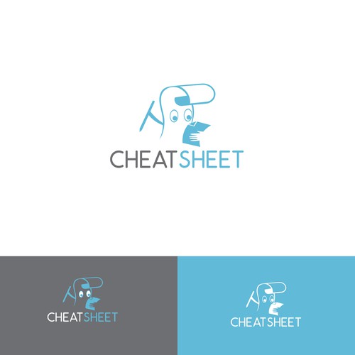 Unique descriptive combo mascot Logo that embodies the action of cheating on a test & shortcuts Design von opiq98