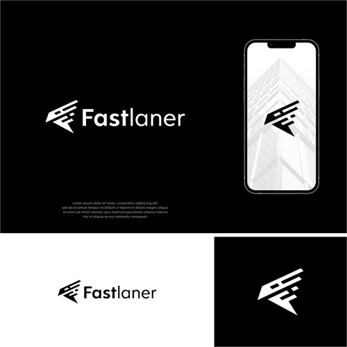 Logo + Brand for Fastlaner™ Design by BOJ Creative