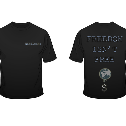 New t-shirt design(s) wanted for WikiLeaks デザイン by deav