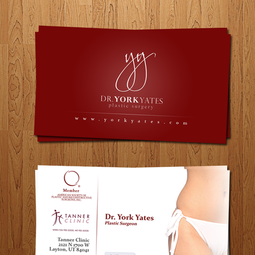 Dr. York Yates Plastic Surgery - business card Design by Mo Camara
