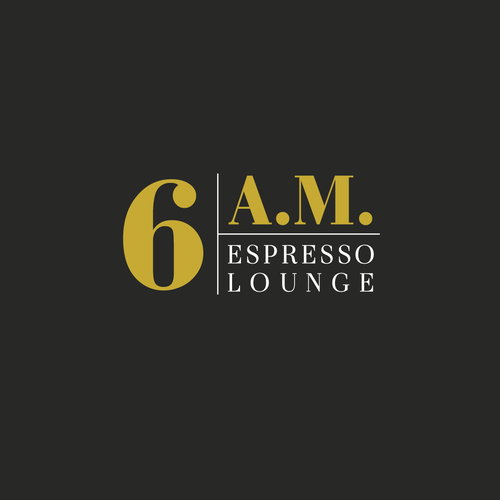 Design an enticing logo for 6 A.M. Espresso Lounge Design by Luc99