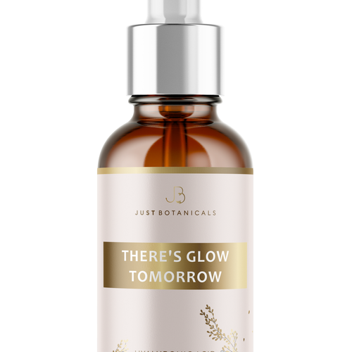 Luxury Label for CBD infused Hyaluronic Acid Serum Design by ALPHA CREATION ✅