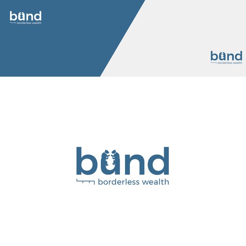 modern minimal logo for Swiss German private bank Design réalisé par Klaudi