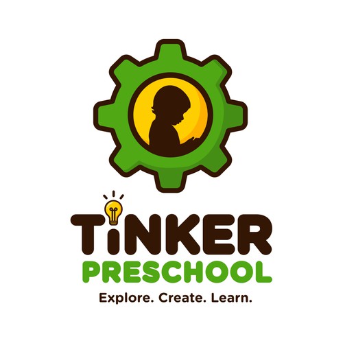 Logo for "tinker preschool" - creative, simple & fun designs wanted!! Design by vjeco