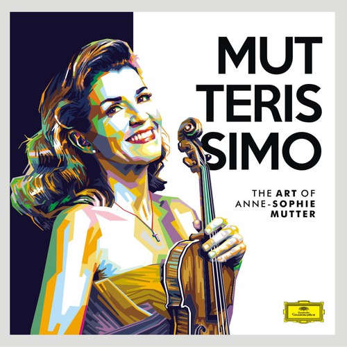 Illustrate the cover for Anne Sophie Mutter’s new album Design by desainerss