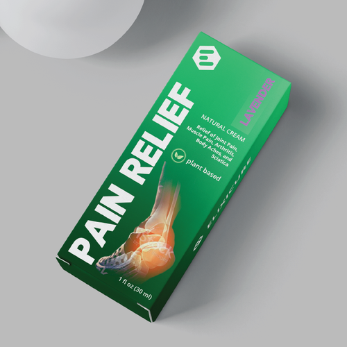 Pain Relief Cream Packaging Design by t1.std