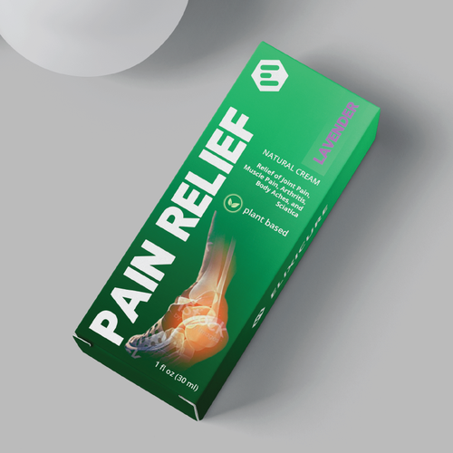 Design Pain Relief Cream Packaging di tiger!