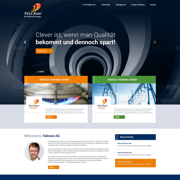 Design by Progressive titled "Energy company"