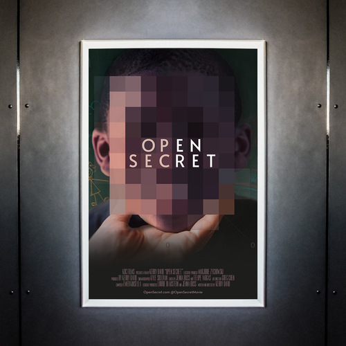 Design a poster for the documentary Open Secret Design by CreamCreative