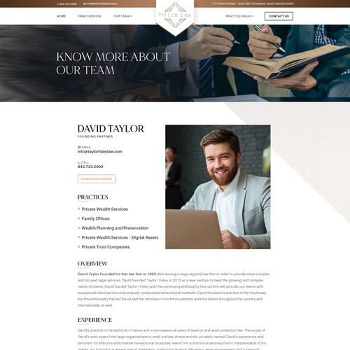 Taylow.Law Website and Software Platform Design by Jasmin_A (AMPLE)