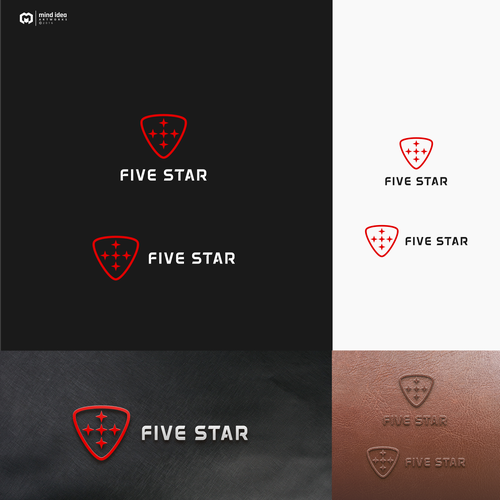 Design di Five Star logo design di mind_idea™